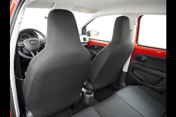 Škoda Citigo e-iV EV 36kWh Climate Control Cruise Control Bluetooth Verkeersborddetectie Led Esp Smartphone integratie Rijstrooksensor Verkeersbord detectie Ambition Grote Accu! Garantie op de accu tot 27-02-2028/160.000km. 1.235kg licht!