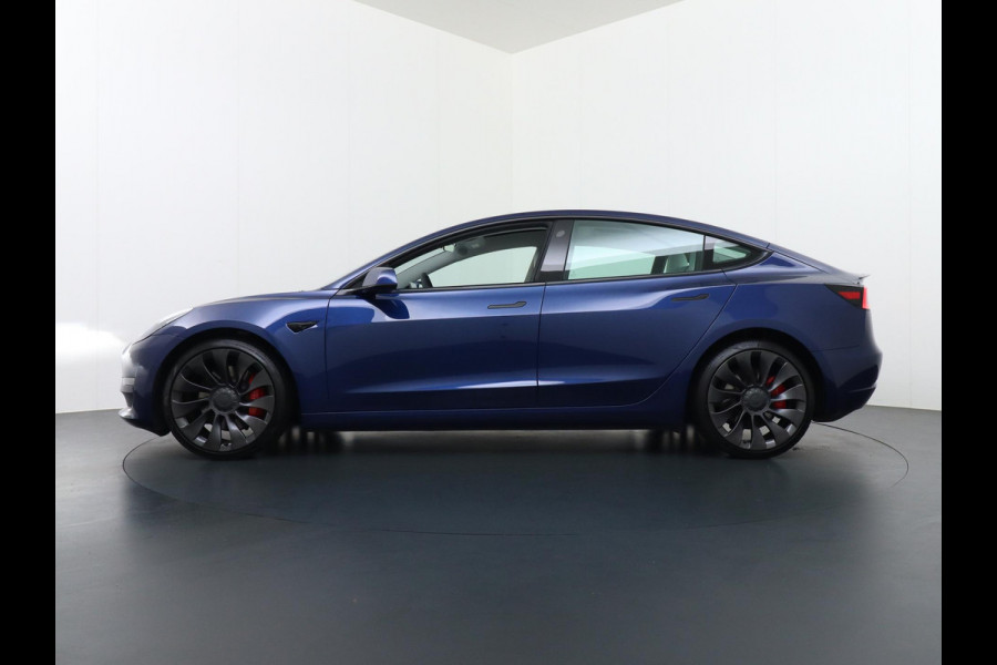 Tesla Model 3 Performance AWD 75 kWh ORIG. NL. NAP KM. | WIT LEDER | AUTOPILOT