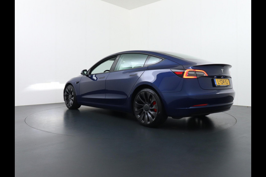 Tesla Model 3 Performance AWD 75 kWh ORIG. NL. NAP KM. | WIT LEDER | AUTOPILOT