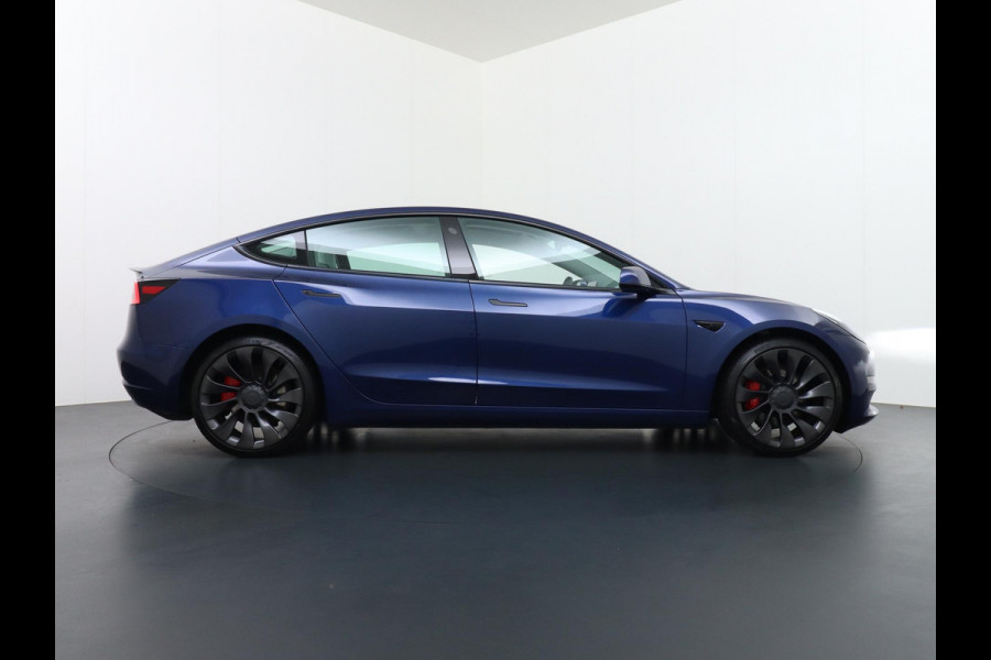 Tesla Model 3 Performance AWD 75 kWh ORIG. NL. NAP KM. | WIT LEDER | AUTOPILOT