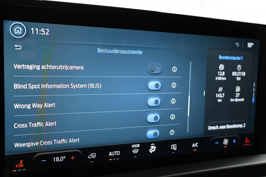 Ford Transit Custom 300 2.0 TDCI Limited 170 PK | Raptor Edition | BPM VRIJ | ACC | Blind Spot | Navigatie | Camera | CarPlay | Lane Assist | Stoelv | Lane Assist | 3-Zitter | Fabrieksgarantie tot 02/2028