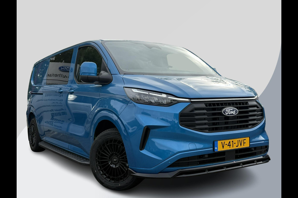 Ford Transit Custom 300 2.0 TDCI L2H1 Limited DC 136pk | SCI | Dubbele Cabine | Digital Aqua Blue | Trekhaak | Dubbele Schuifdeur | Bijrijdersstoel | Sidesteps | Bumperpakket | Zwarte velgen | Stoelverwarming | Camera Ford Transit Custom 300 2.0 TDCI L2H1 Limited DC 136pk | SCI | Dubbele Cabine | Digital Aqua Blue | Trekhaak | Dubbele Schuifdeur | Bijrijdersstoel | Sidesteps | Bumperpakket | Zwarte velgen | Stoelverwarming | Camera