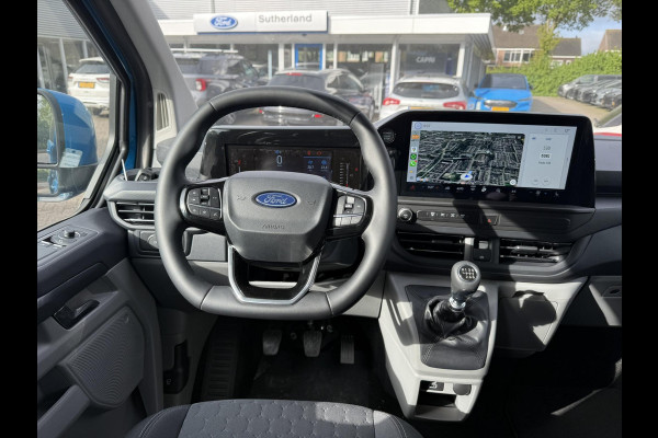 Ford Transit Custom 300 2.0 TDCI L2H1 Limited DC 136pk | SCI | Dubbele Cabine | Digital Aqua Blue | Trekhaak | Dubbele Schuifdeur | Bijrijdersstoel | Sidesteps | Bumperpakket | Zwarte velgen  | Stoelverwarming | Camera