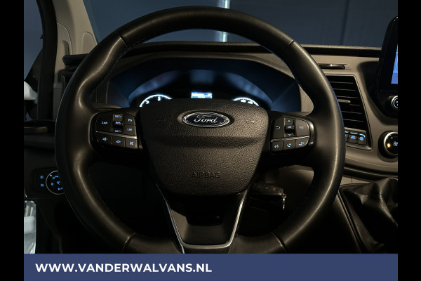 Ford Transit Custom 2.0 TDCI 131pk L2H1 Euro6 Airco | Android Auto | Cruisecontrol | Parkeersensoren Verwarmde voorruit, Stoelverwarming, 2800kg trekvermogen, Bijrijdersbank