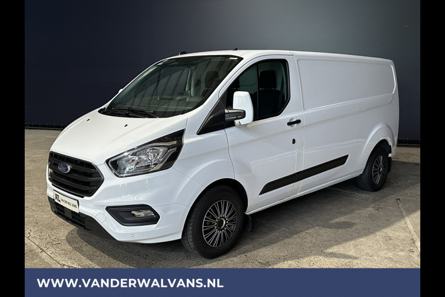 Ford Transit Custom 2.0 TDCI 131pk L2H1 Euro6 Airco | Android Auto | Cruisecontrol | Parkeersensoren Verwarmde voorruit, Stoelverwarming, 2800kg trekvermogen, Bijrijdersbank
