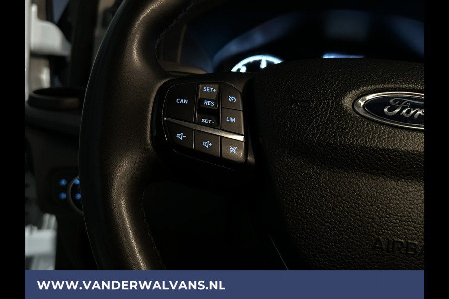 Ford Transit Custom 2.0 TDCI 131pk L2H1 Euro6 Airco | Android Auto | Cruisecontrol | Parkeersensoren Verwarmde voorruit, Stoelverwarming, 2800kg trekvermogen, Bijrijdersbank