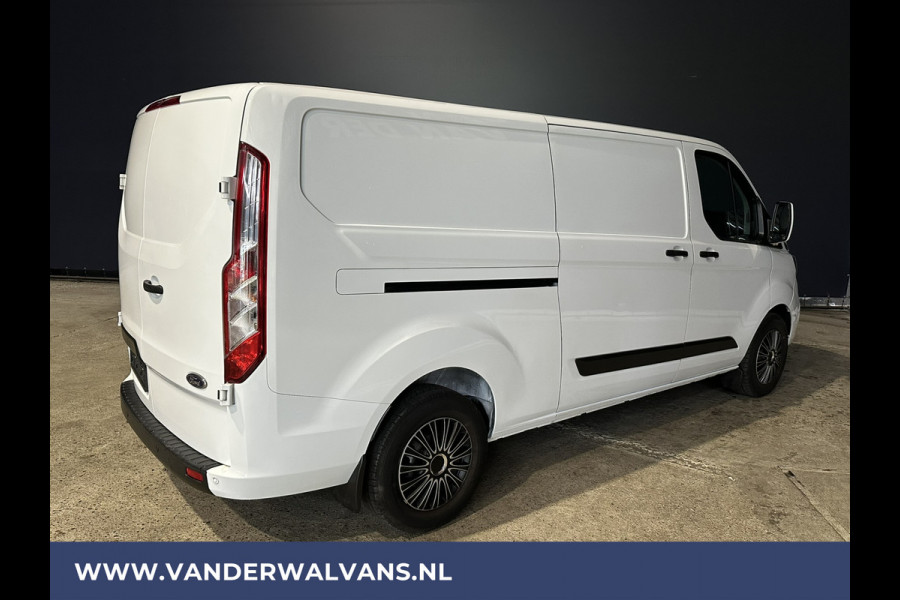 Ford Transit Custom 2.0 TDCI 131pk L2H1 Euro6 Airco | Android Auto | Cruisecontrol | Parkeersensoren Verwarmde voorruit, Stoelverwarming, 2800kg trekvermogen, Bijrijdersbank