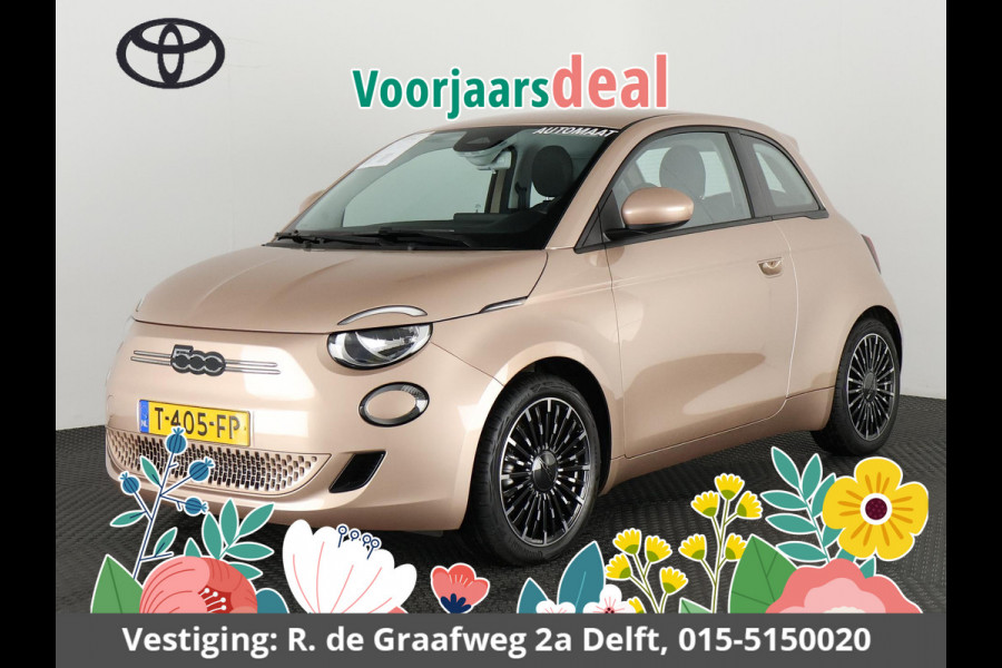 Fiat 500 e Icon 42 kWh | Navigatie | Camera | Smart Entry |