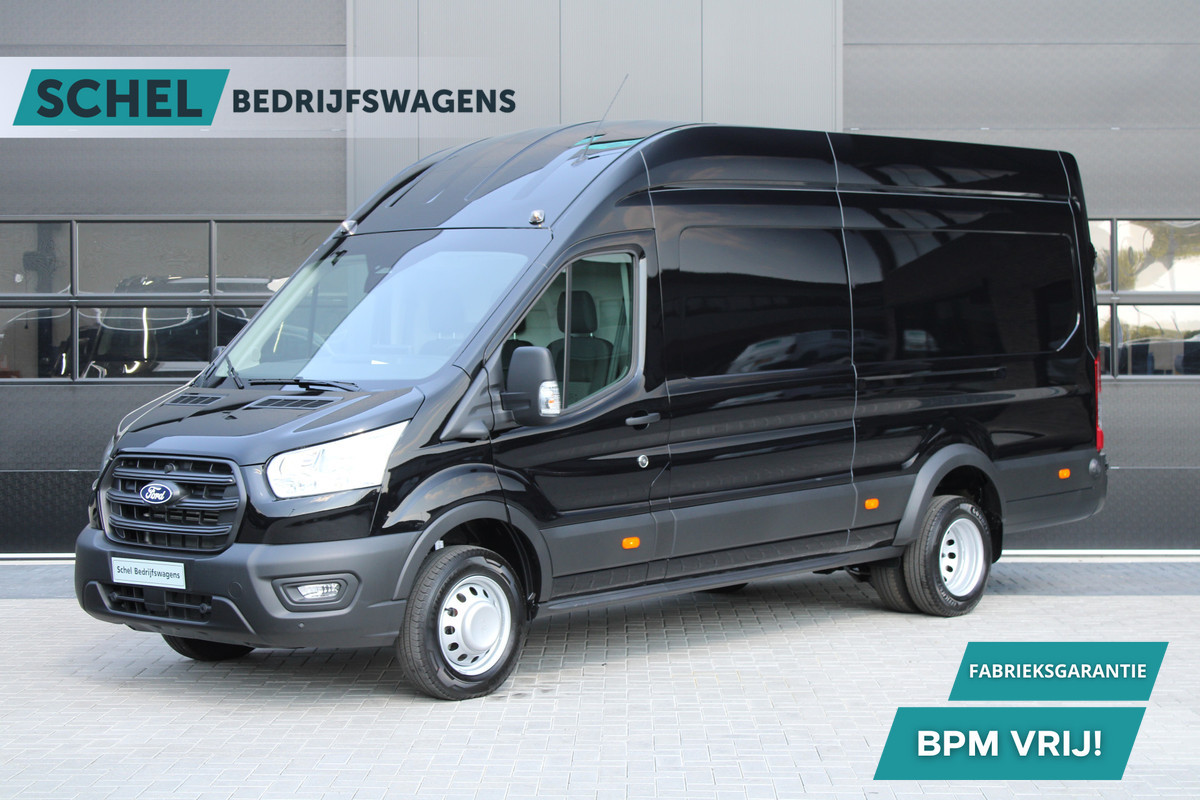 Ford Transit 350 2.0 TDCI L4H3 Trend 165pk - 3500kg trekgewicht - Dubbellucht - 360 Camera - ACC - Trekhaak - Navigatie - Carplay - Rijklaar Ford Transit 350 2.0 TDCI L4H3 Trend 165pk - 3500kg trekgewicht - Dubbellucht - 360 Camera - ACC - Trekhaak - Navigatie - Carplay - Rijklaar