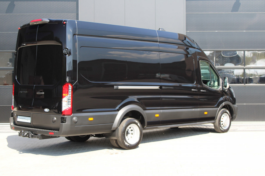 Ford Transit 350 2.0 TDCI L4H3 Trend 165pk - 3500kg trekgewicht - Dubbellucht - 360 Camera - ACC - Trekhaak - Navigatie - Carplay - Rijklaar
