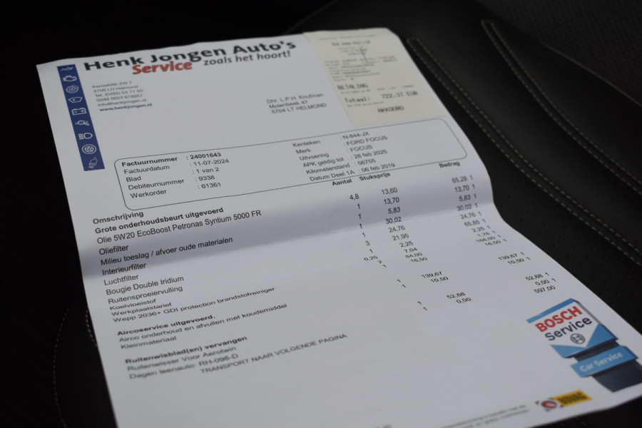 Ford Focus 1.5 EcoBoost ST Line Business Vignale Pano HUD Lane Stuurvw. Camera