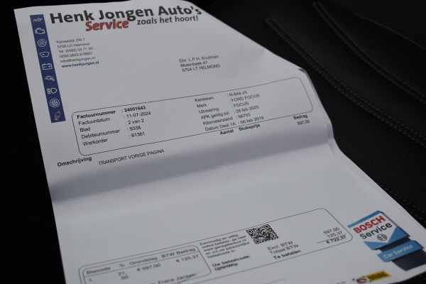 Ford Focus 1.5 EcoBoost ST Line Business Vignale Pano HUD Lane Stuurvw. Camera