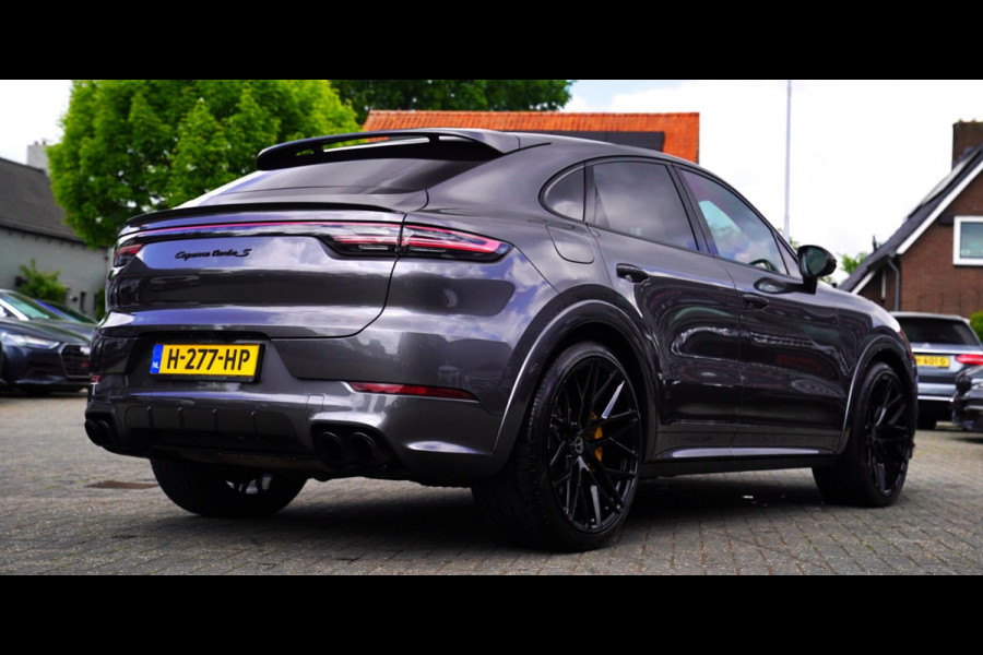 Porsche Cayenne Coupé 4.0 Turbo S E-Hybrid | TECHART | BRIXTON 23'' | Keramisch | TurboGT | 685PK | Burmester | Dealer onderhouden
