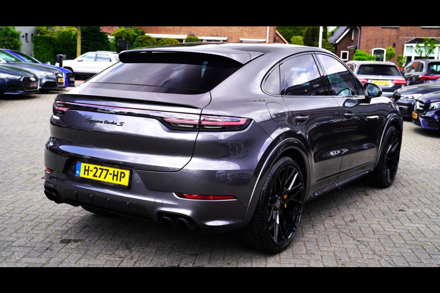 Porsche Cayenne Coupé 4.0 Turbo S E-Hybrid | TECHART | BRIXTON 23'' | Keramisch | TurboGT | 685PK | Burmester | Dealer onderhouden