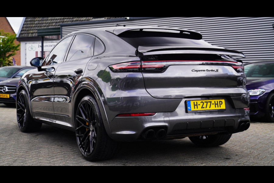 Porsche Cayenne Coupé 4.0 Turbo S E-Hybrid | TECHART | BRIXTON 23'' | Keramisch | TurboGT | 685PK | Burmester | Dealer onderhouden