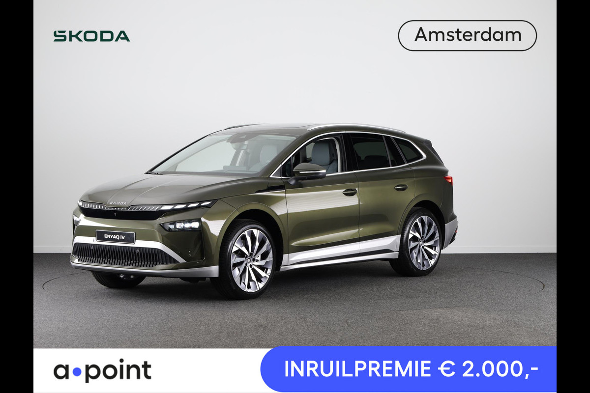 Škoda Enyaq 85 Business Edition 286 pk | Busines Upgrade Pakket ADVANCED | Panoramadak | Lounge interieur | 21 inch lichtmetalen velgen Škoda Enyaq 85 Business Edition 286 pk | Busines Upgrade Pakket ADVANCED | Panoramadak | Lounge interieur | 21 inch lichtmetalen velgen
