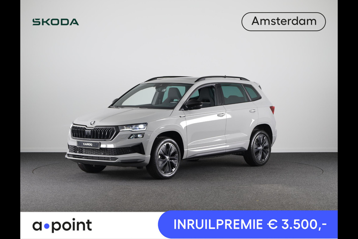 Škoda Karoq Sportline Business 1.5 TSI 150 pk 7 versn. DSG | Travel assist plus | Panoramadak Škoda Karoq Sportline Business 1.5 TSI 150 pk 7 versn. DSG | Travel assist plus | Panoramadak
