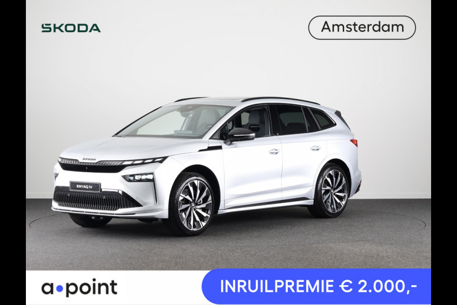 Škoda Enyaq 85 Sportline 286 pk | Business upgrade pakket - ADVANCED | Panoramadak | 21 inch lichtmetalen velgen