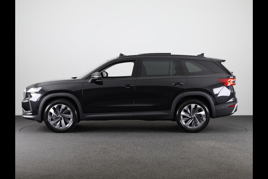 Škoda Kodiaq 1.5 TSI m-HEV Business Edition 7p. | 7 Persoons | Panoramadak | Leder zwart | Trekhaak wegklapbaar | Light & view pakket | Winter pakket | Head-up | Verwarmbare voorruit | Comfort pakket plus | 19 inch lichtmetalen velgen