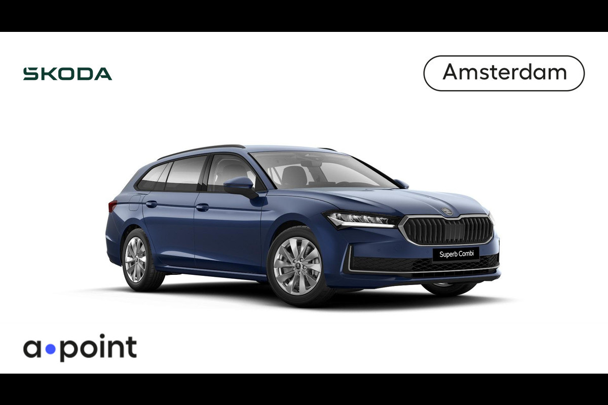 Škoda Superb Combi Business Edition PHEV 1.5 TSI 204 pk 6 versn. DSG | Trekhaak wegklapbaar | 18 inch lichtmetalen velgen Škoda Superb Combi Business Edition PHEV 1.5 TSI 204 pk 6 versn. DSG | Trekhaak wegklapbaar | 18 inch lichtmetalen velgen