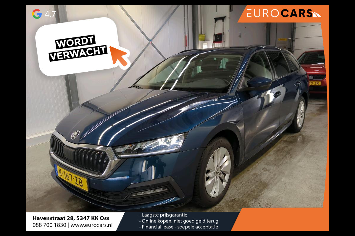 Škoda Octavia Combi 1.0 TSI 110pk Business Edition Navigatie Digitale Cockpit Lichtmetalen velgen Climate Control Škoda Octavia Combi 1.0 TSI 110pk Business Edition Navigatie Digitale Cockpit Lichtmetalen velgen Climate Control