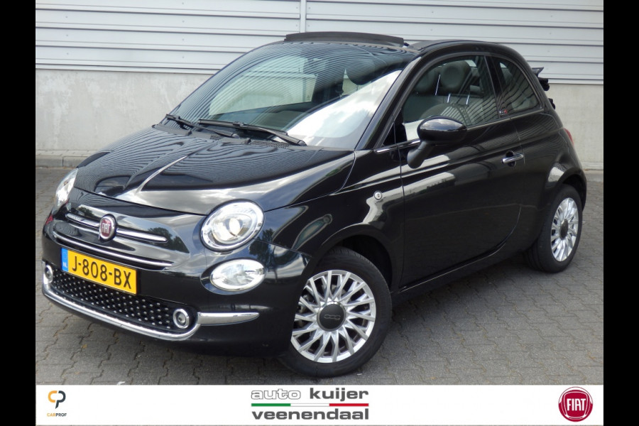 Fiat 500C 70pk Hybrid | Star | Cabrio | Lederen bekleding | Clima