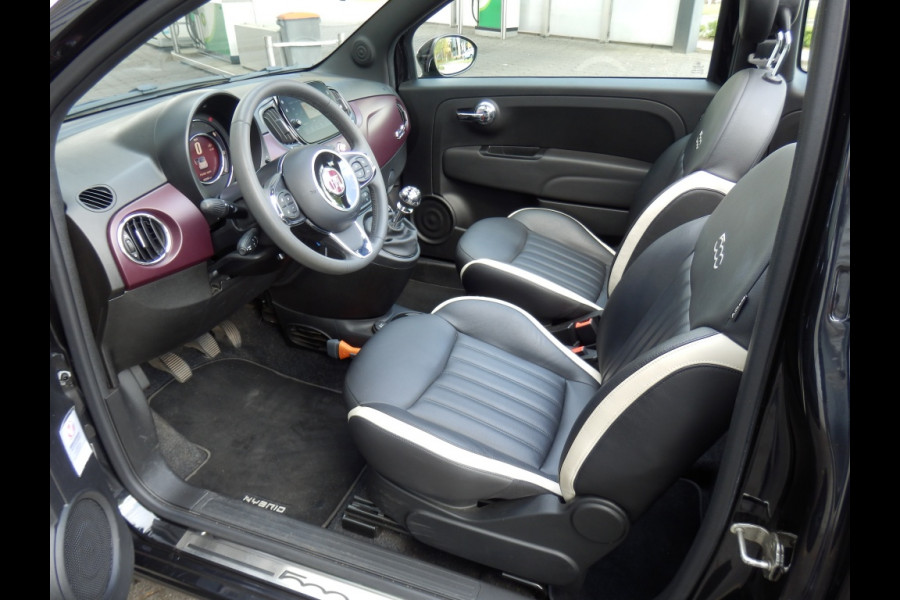 Fiat 500C 70pk Hybrid | Star | Cabrio | Lederen bekleding | Clima