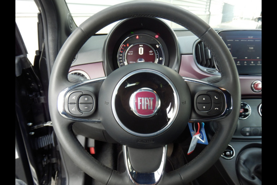 Fiat 500C 70pk Hybrid | Star | Cabrio | Lederen bekleding | Clima