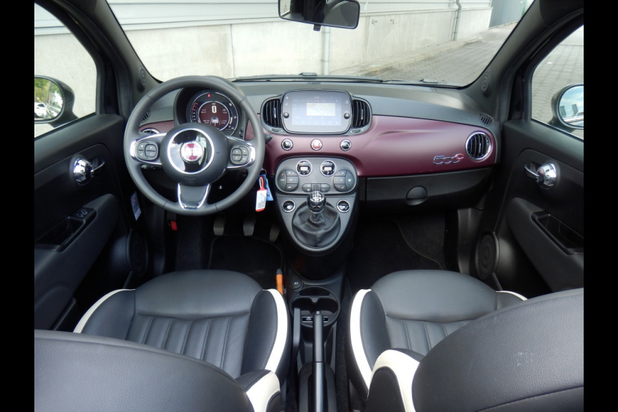 Fiat 500C 70pk Hybrid | Star | Cabrio | Lederen bekleding | Clima