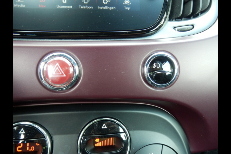 Fiat 500C 70pk Hybrid | Star | Cabrio | Lederen bekleding | Clima