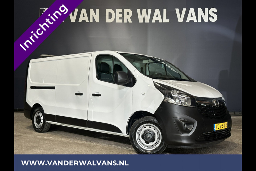 Opel Vivaro 1.6 CDTI 126pk L2H1 Inrichting Euro6 Airco | Omvormer | Camera | LED | Trekhaak | Cruisecontrol Parkeersensoren, Achterklep, Bijrijdersbank