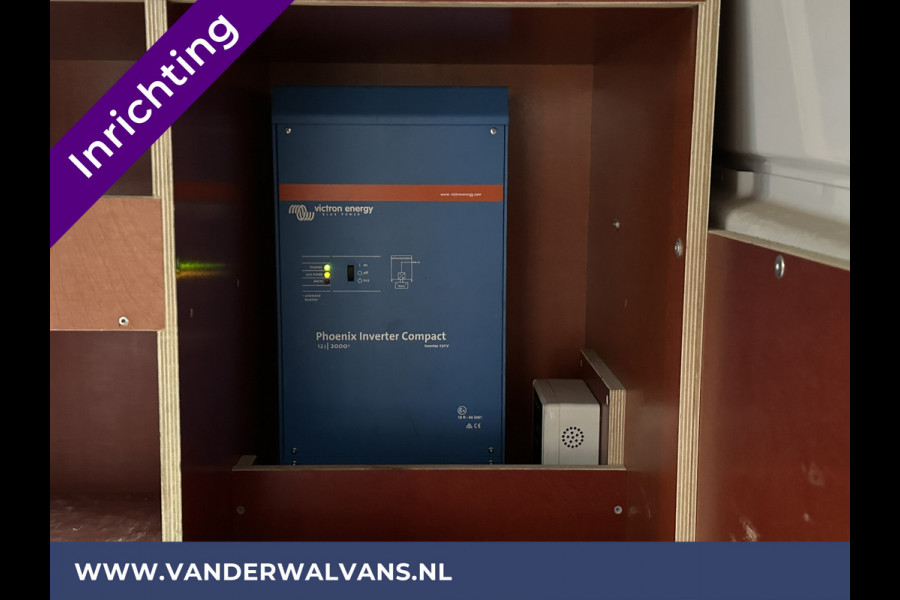 Opel Vivaro 1.6 CDTI 126pk L2H1 Inrichting Euro6 Airco | Omvormer | Camera | LED | Trekhaak | Cruisecontrol Parkeersensoren, Achterklep, Bijrijdersbank