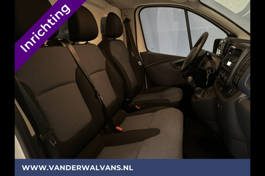 Opel Vivaro 1.6 CDTI 126pk L2H1 Inrichting Euro6 Airco | Omvormer | Camera | LED | Trekhaak | Cruisecontrol Parkeersensoren, Achterklep, Bijrijdersbank