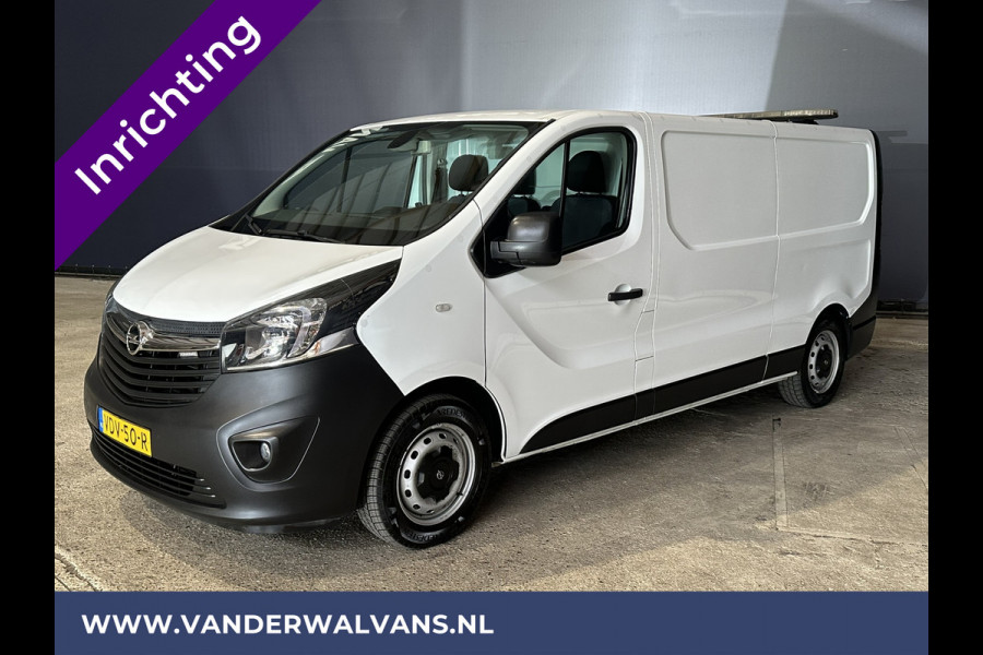 Opel Vivaro 1.6 CDTI 126pk L2H1 Inrichting Euro6 Airco | Omvormer | Camera | LED | Trekhaak | Cruisecontrol Parkeersensoren, Achterklep, Bijrijdersbank