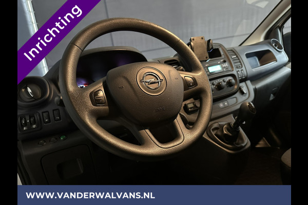 Opel Vivaro 1.6 CDTI 126pk L2H1 Inrichting Euro6 Airco | Omvormer | Camera | LED | Trekhaak | Cruisecontrol Parkeersensoren, Achterklep, Bijrijdersbank