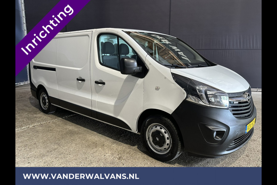 Opel Vivaro 1.6 CDTI 126pk L2H1 Inrichting Euro6 Airco | Omvormer | Camera | LED | Trekhaak | Cruisecontrol Parkeersensoren, Achterklep, Bijrijdersbank