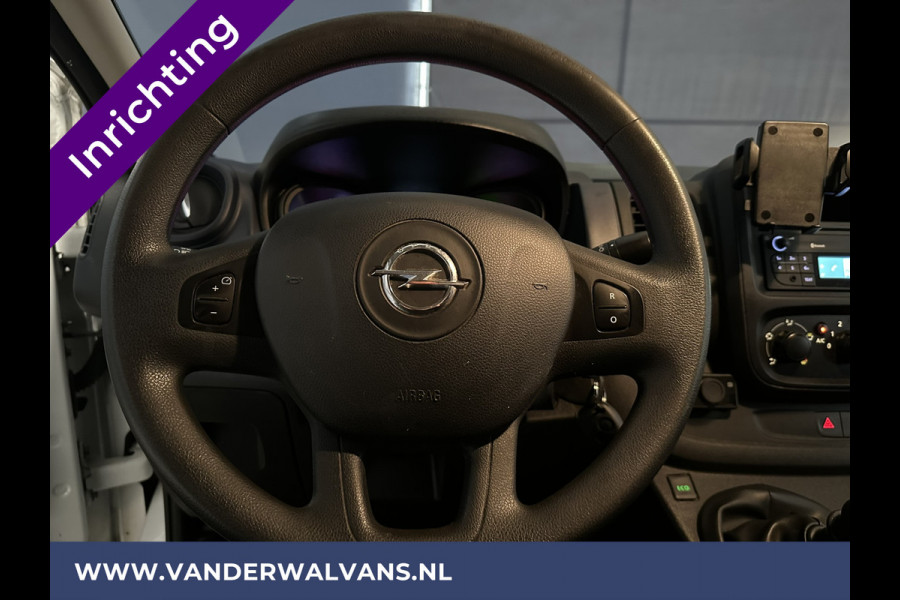 Opel Vivaro 1.6 CDTI 126pk L2H1 Inrichting Euro6 Airco | Omvormer | Camera | LED | Trekhaak | Cruisecontrol Parkeersensoren, Achterklep, Bijrijdersbank