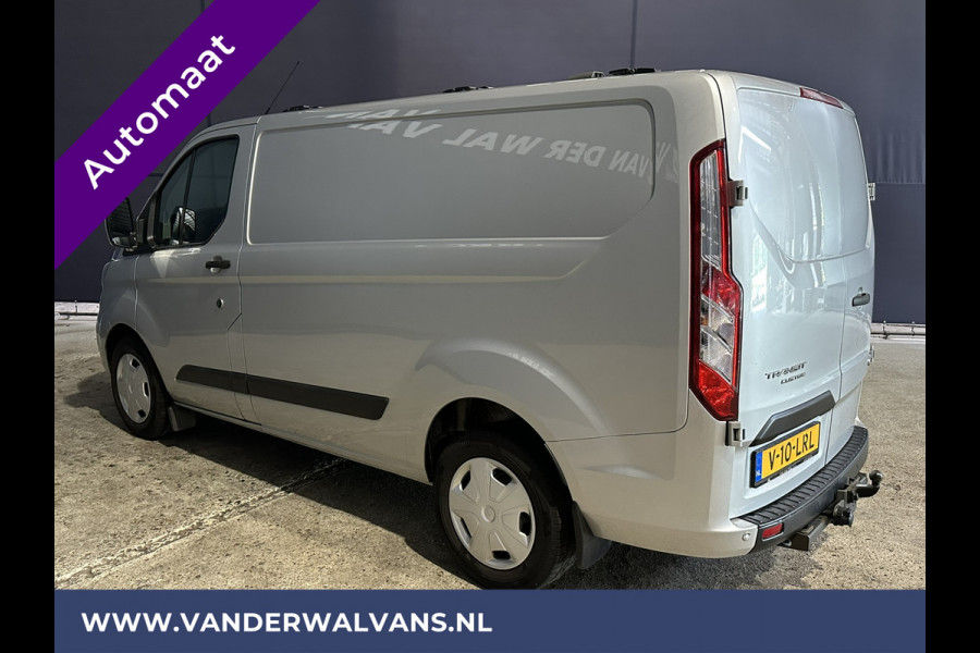 Ford Transit Custom 2.0 TDCI 130pk Automaat L1H1 Euro6 Airco | LED | Apple Carplay | Cruisecontrol | Trekhaak Parkeersensoren, Stoelverwarming, Verwarmde voorruit, Dakdragers