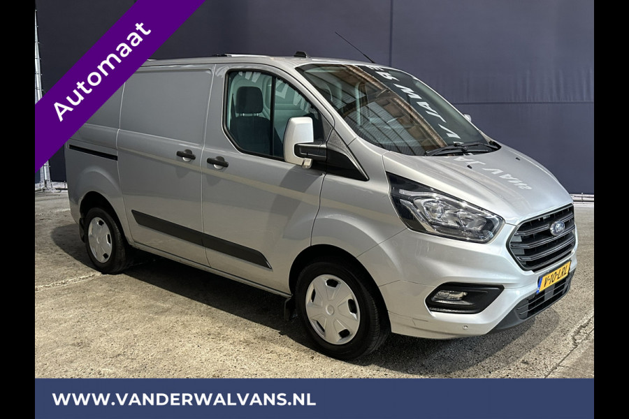 Ford Transit Custom 2.0 TDCI 130pk Automaat L1H1 Euro6 Airco | LED | Apple Carplay | Cruisecontrol | Trekhaak Parkeersensoren, Stoelverwarming, Verwarmde voorruit, Dakdragers