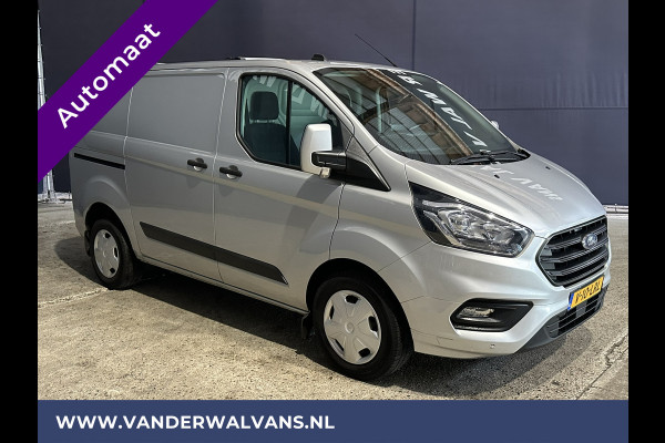 Ford Transit Custom 2.0 TDCI 130pk Automaat L1H1 Euro6 Airco | LED | Apple Carplay | Cruisecontrol | Trekhaak Parkeersensoren, Stoelverwarming, Verwarmde voorruit, Dakdragers