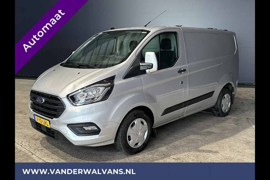 Ford Transit Custom 2.0 TDCI 130pk Automaat L1H1 Euro6 Airco | LED | Apple Carplay | Cruisecontrol | Trekhaak Parkeersensoren, Stoelverwarming, Verwarmde voorruit, Dakdragers