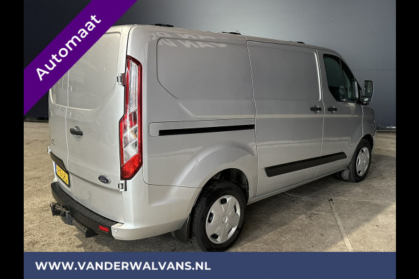 Ford Transit Custom 2.0 TDCI 130pk Automaat L1H1 Euro6 Airco | LED | Apple Carplay | Cruisecontrol | Trekhaak Parkeersensoren, Stoelverwarming, Verwarmde voorruit, Dakdragers