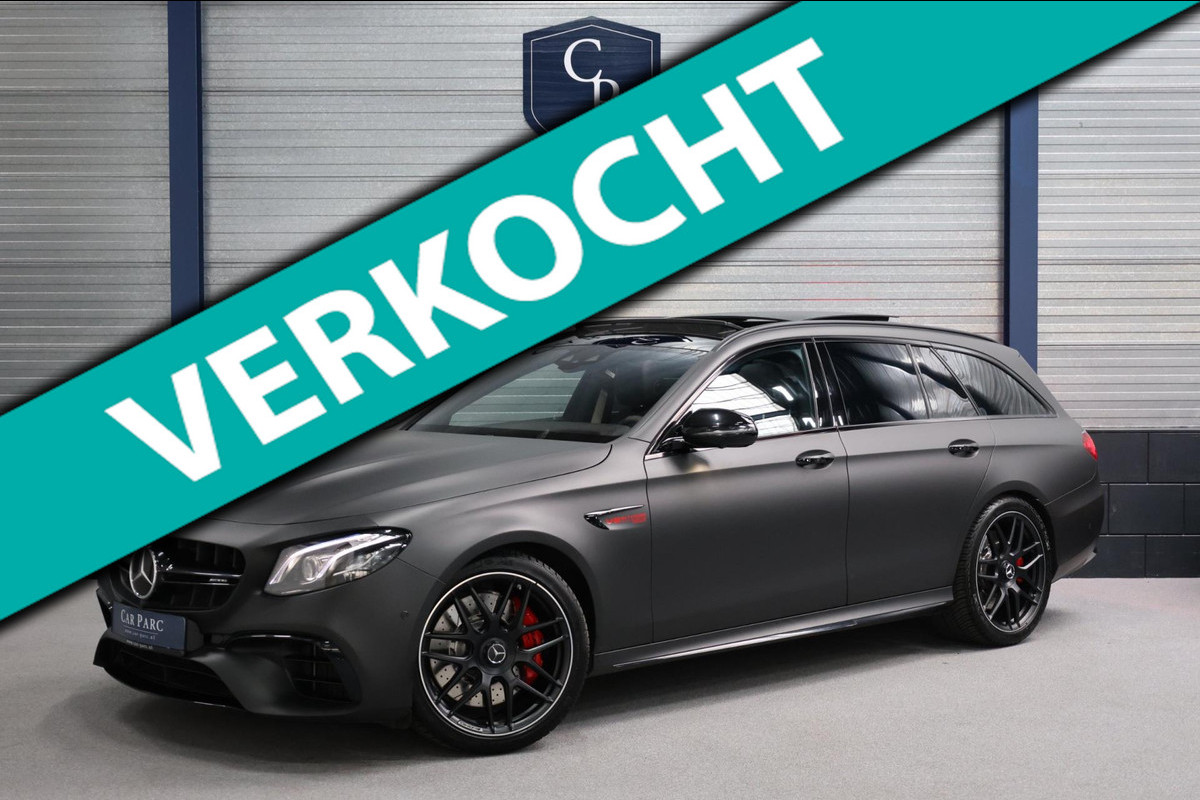 Mercedes-Benz E-Klasse Estate AMG 63 S 4MATIC+ 812+PK LED/VIRTUAL/SFEER/LUCHT/LEER+MASSAGE/PANO/360/ACC/ECC/12 MDN GARANTIE! Mercedes-Benz E-Klasse Estate AMG 63 S 4MATIC+ 812+PK LED/VIRTUAL/SFEER/LUCHT/LEER+MASSAGE/PANO/360/ACC/ECC/12 MDN GARANTIE!