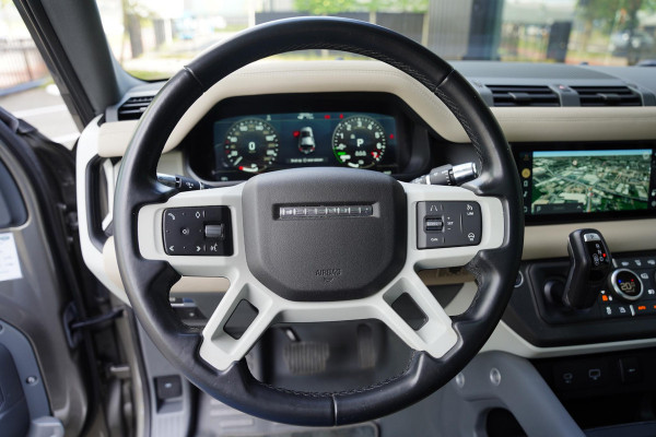 Land Rover Defender P 400 E Hybride BTW Leder Ivory Panorama Dak