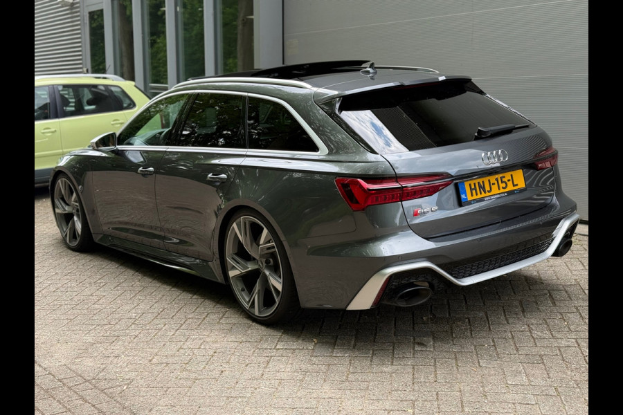 Audi A6 Avant RS6 TFSI quattro l Pano l Carbon l Luchtvering l Exclusive Leder l B&O l Camera l Matrix l 22" velgen l