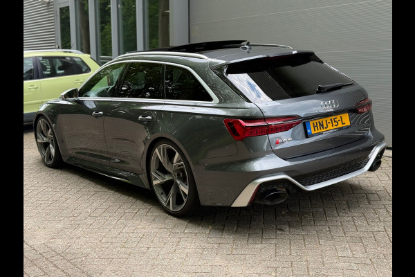 Audi A6 Avant RS6 TFSI quattro l Pano l Carbon l Luchtvering l Exclusive Leder l B&O l Camera l Matrix l 22" velgen l