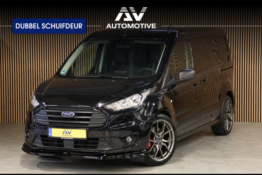 Ford Transit Connect 1.5 EcoBlue L2 120 PK | Raptor Edition | L+R Schuifdeur | Navigatie | CarPlay | Camera | Stoelverwarming | Climate control | Trekhaak afneembaar | PDC V+A | DAB | Nieuwe APK | Dealer onderhouden