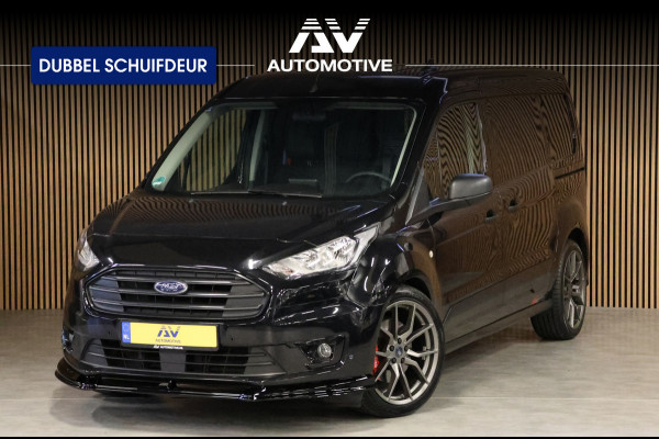 Ford Transit Connect 1.5 EcoBlue L2 120 PK | Raptor Edition | L+R Schuifdeur | Navigatie | CarPlay | Camera | Stoelverwarming | Climate control | Trekhaak afneembaar | PDC V+A | DAB | Nieuwe APK | Dealer onderhouden