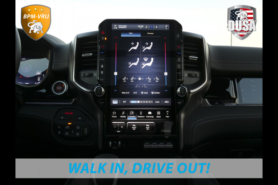 Dodge Ram | RHO | 3.0L Twin-Turbo I6 | 4x4 | Crew Cab TWIN-TURBO HIGH OUTPUT | Panoramadak | 14,4-inch Touchscreen | Passenger Display | Getoonde accessoires zijn verkrijgbaar tegen meerprijs