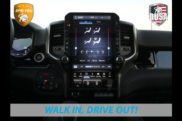 Dodge Ram | RHO | 3.0L Twin-Turbo I6 | 4x4 | Crew Cab TWIN-TURBO HIGH OUTPUT | Panoramadak | 14,4-inch Touchscreen | Passenger Display | Getoonde accessoires zijn verkrijgbaar tegen meerprijs
